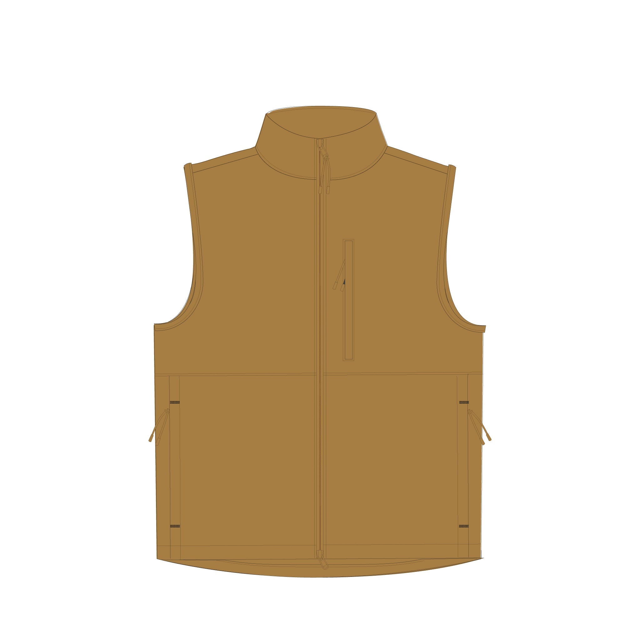 Windblocker Vest - Wheat